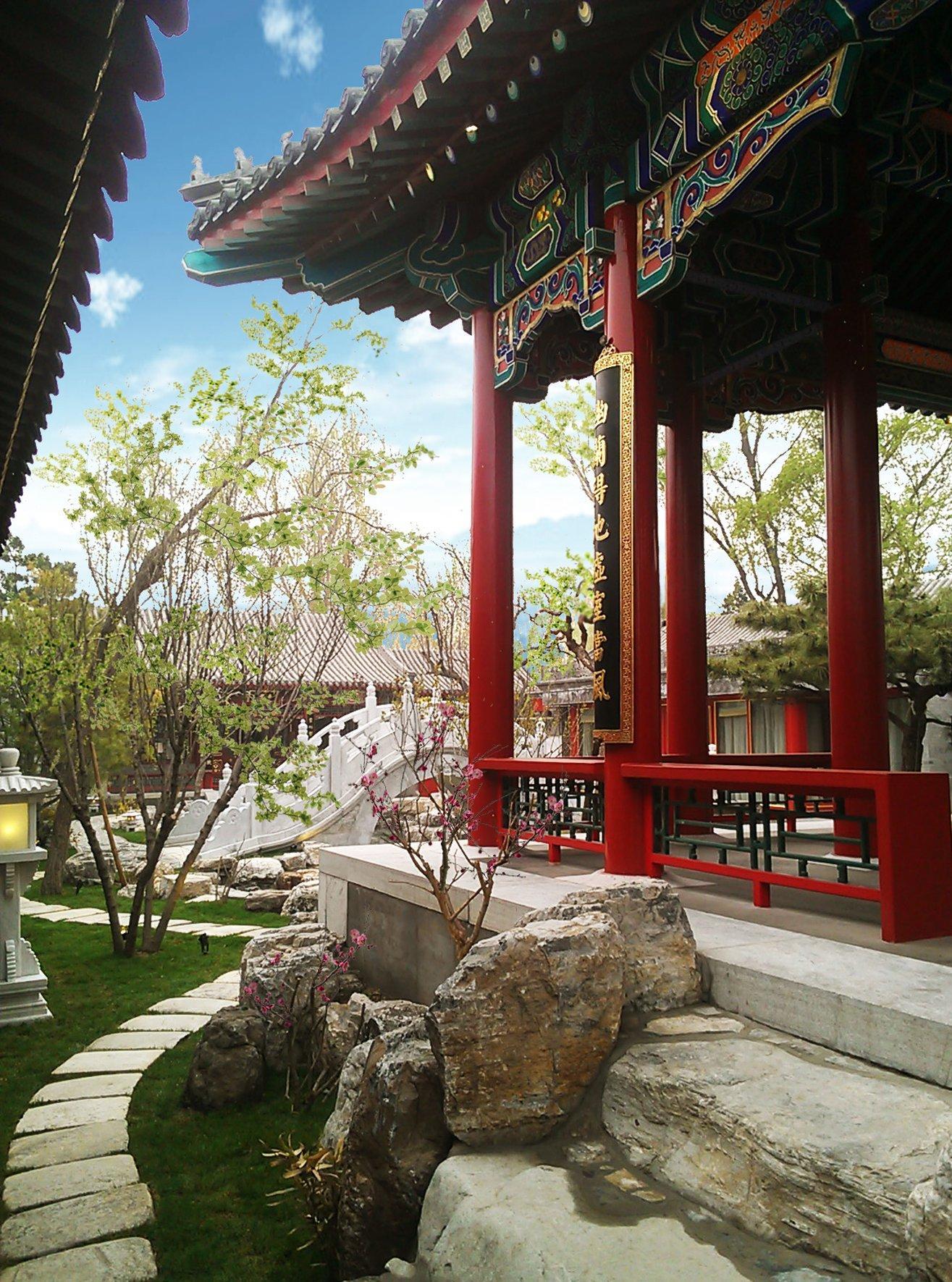 Lv Garden Huanghuali Art Galery Beijing Hotel Yinjiafu Exteriér fotografie